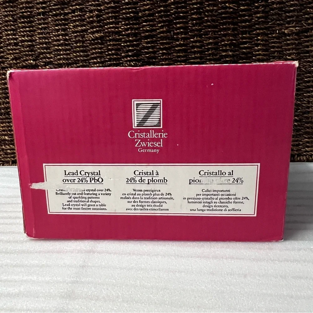 Vintage 70’s (1976) Schott-Zwiesel Tosca Claret Wine Glasses Set of 6
